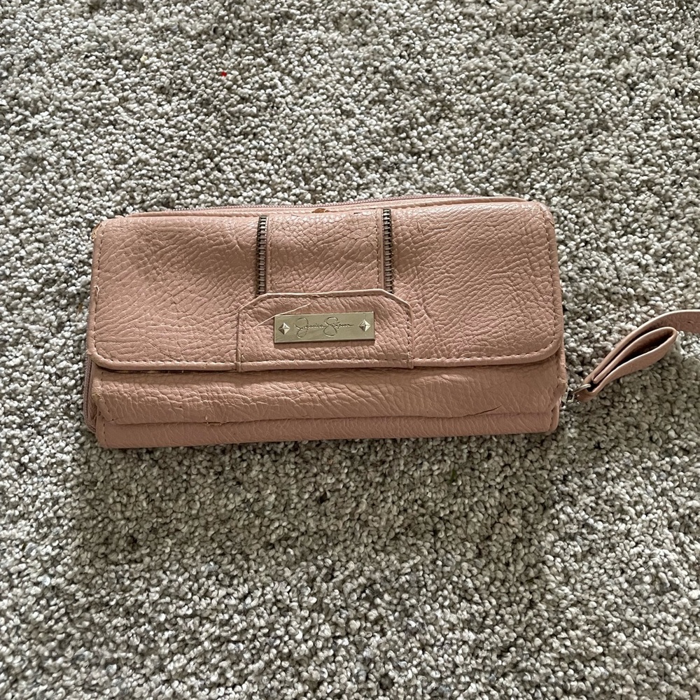 Jessica Simpson Pink Clutch Wallet